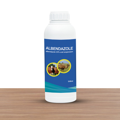 Weterynaryjny roztwór doustny Lek Albendazol 2,5% Zawiesina doustna dla kóz bydła