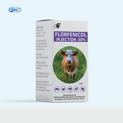 Florfenikol 30% Zastrzyk Weterynaryjny Leki Iniekcyjne 50ml 100ml Antybiotyki dla zwierząt