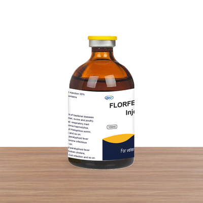 Leki weterynaryjne do wstrzykiwań Florfenikol do wstrzykiwań 10% 100 ml do użytku dla zwierząt