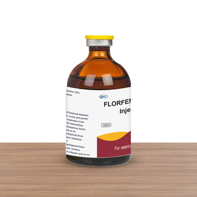 Leki weterynaryjne do wstrzykiwań Florfenikol do wstrzykiwań 10% 100 ml do użytku dla zwierząt