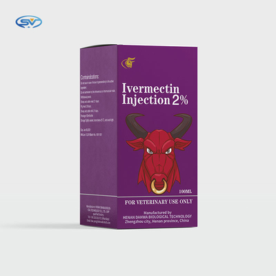 Ivermectin 1% wstrzykiwane weterynaryjne leki do wstrzykiwań dla kóz bydła i świń