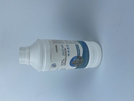 Żołądkowo-jelitowy Ciprofloxacln 10% roztwór doustny Lek Jasnożółty płynny lek przeciwbakteryjny