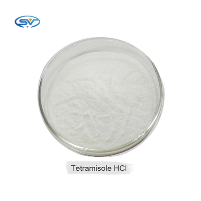 Dostawa fabryczna weterynarii CAS 5086-74-8 Tetramizol HCl Rozpuszczalne w wodzie antybiotyki klasy medycznej