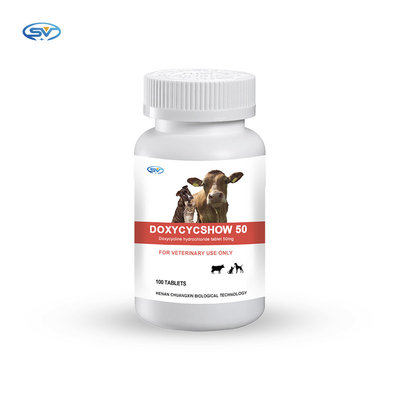 Doksycyklina Hcl Veterinary Bolus Tablet 50 mg Lek dla zwierząt domowych