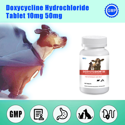 Doksycyklina Hcl Veterinary Bolus Tablet 50 mg Lek dla zwierząt domowych