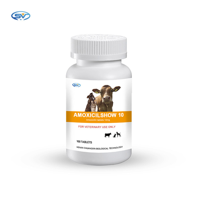 Weterynaryjna tabletka bolusowa Medycyna weterynaryjna Amoksycylina Tabletki 10 mg Przeciwwirusowe dla psa