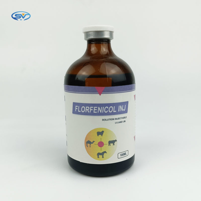 Medycyna weterynaryjna Leki iniekcyjne Florfenikol 20% Inj o działaniu przeciwzapalnym i przeciwgorączkowym