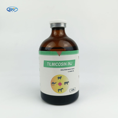 Leki weterynaryjne do wstrzykiwań Antybiotyk Tylmikozyna do wstrzykiwań 100 ml dla owiec