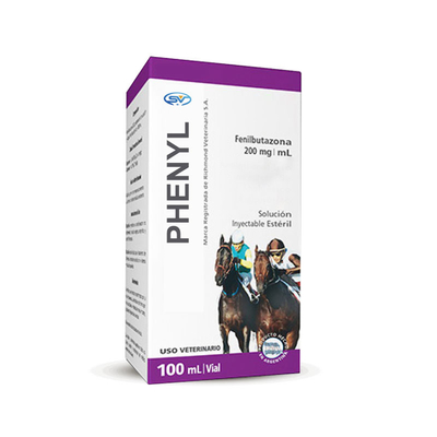 Leki weterynaryjne do wstrzykiwań Fenylobutazon 20% roztwór do wstrzykiwań dla koni, 100 ml