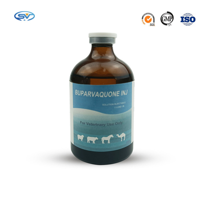GMP Weterynaryjne leki do wstrzykiwań Buparvaquone 50 mg / ml dla bydła Cielęta Owce Kozy Psy Koty