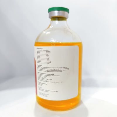 GMP Weterynaryjne Leki do wstrzykiwań Wielokrotne witaminy do wstrzykiwań 100 ml