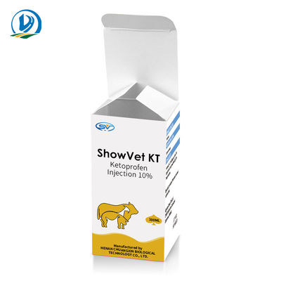 Płynny ketoprofen do wstrzykiwań weterynaryjnych leków do wstrzykiwań 10% 100 ml dla psów bydła