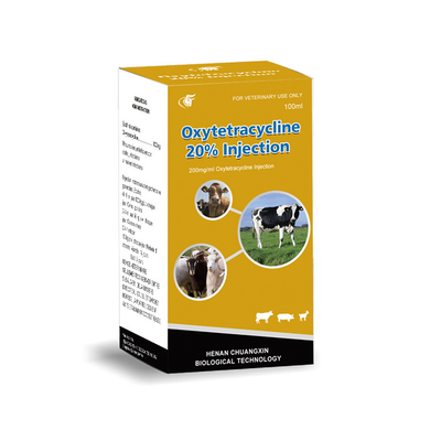 Weterynaryjne leki do wstrzykiwań Oksytetracyklina HCl 20% zastrzyk dla bydła Owce Kozy Psy Leki dla zwierząt